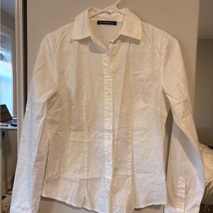 Brandy Melville White Men's Button-Up Shirt